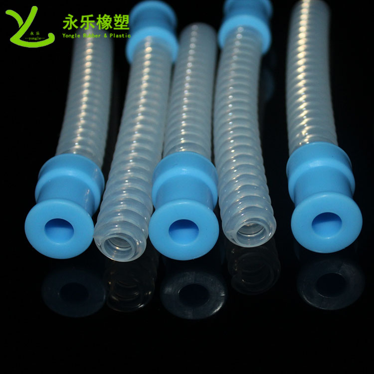 呼吸機硅膠波紋管，醫用硅膠波紋管，無氣味硅膠波紋管