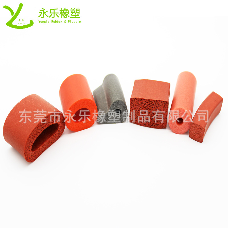 背膠防水發泡硅膠條,耐溫發泡硅膠條,自粘發泡硅膠密封條
