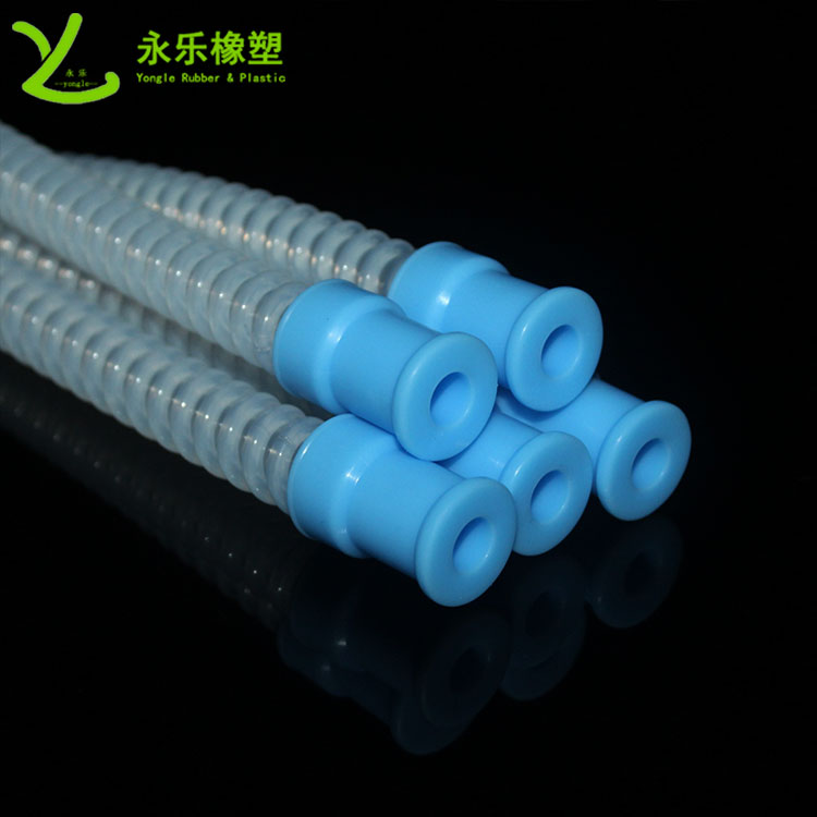 呼吸機硅膠波紋管，醫用硅膠波紋管，無氣味硅膠波紋管