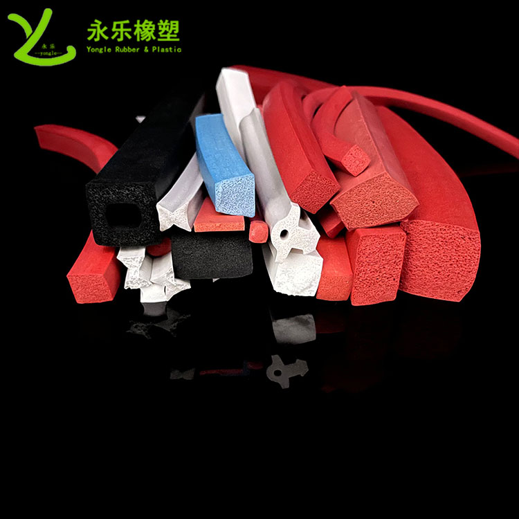擠出發泡硅膠條，防水發泡硅膠條，耐高溫發泡硅膠條