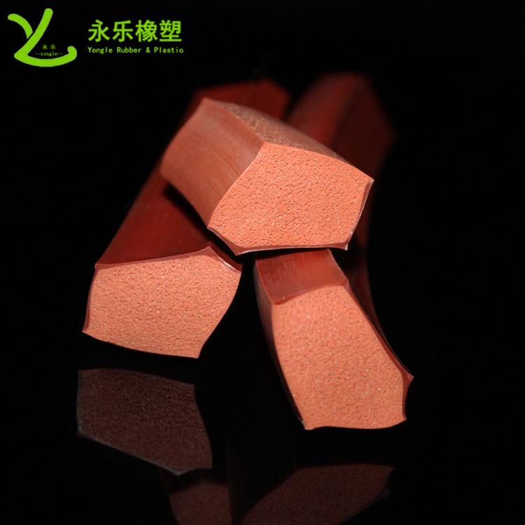 擠出復合發泡硅膠條，耐高溫復合發泡硅膠條，耐老化復合發泡硅膠條