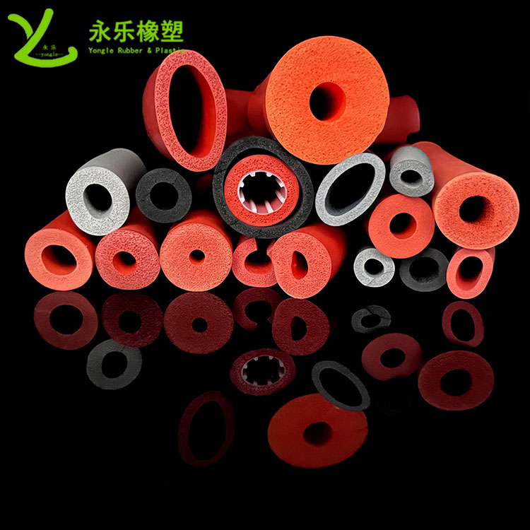 擠出發(fā)泡硅膠管，耐高溫發(fā)泡硅膠管，耐老化發(fā)泡硅膠管