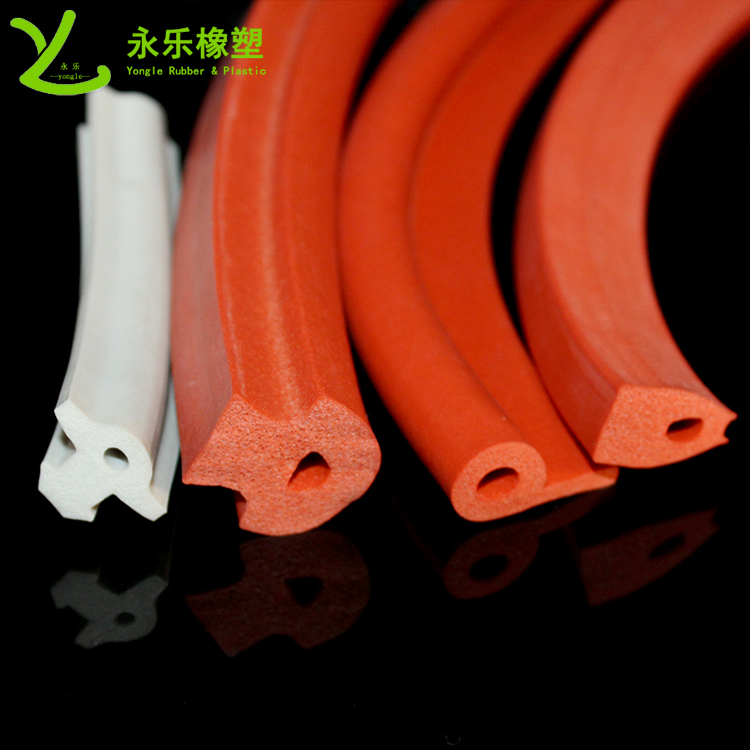 耐高溫發(fā)泡硅膠條，阻燃發(fā)泡硅膠條，細(xì)孔硅膠發(fā)泡條