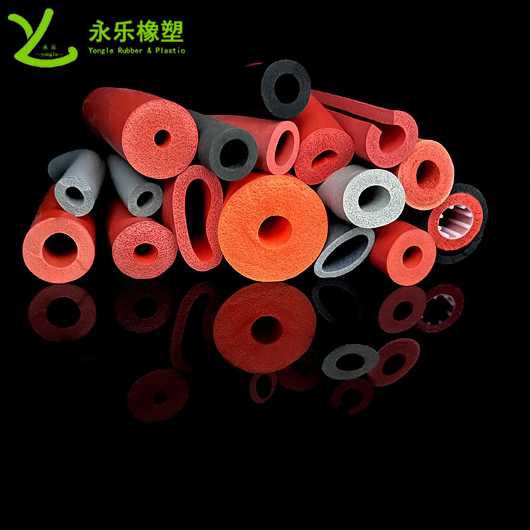 擠出發(fā)泡硅膠管，耐高溫發(fā)泡硅膠管，耐老化發(fā)泡硅膠管