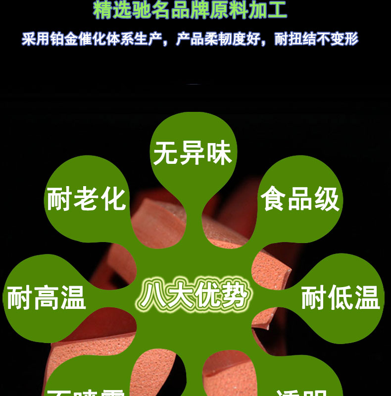 防撞復合發泡硅膠條