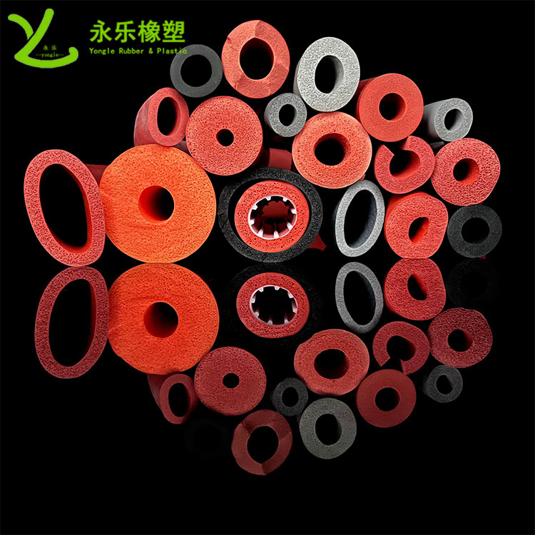 擠出發(fā)泡硅膠管，耐高溫發(fā)泡硅膠管，耐老化發(fā)泡硅膠管